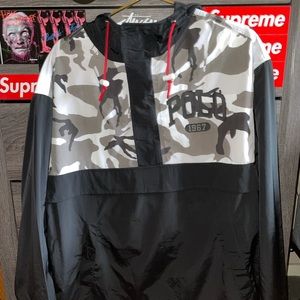 POLO ralph lauren white camo windbreaker
